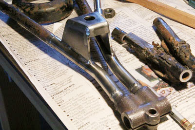 The Zundapp KS601 front seat mount, but too tall.