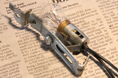 Socket assembled and attached to mount.