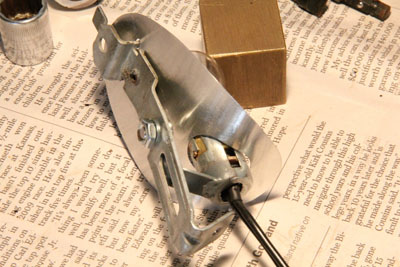 Finished reflector, polished to a nice shine.